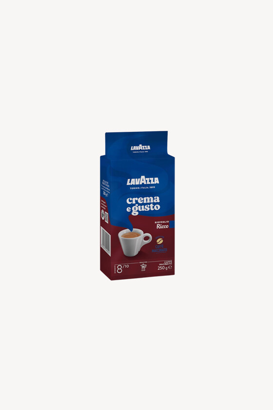 Lavazza kávé - Kávé 3-féle variánssal - Őrölt - Lavazza Crema e Gusto Ricco - 250 g - 20 db - 1 karton