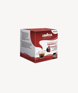 Lavazza kávé - Kávé 3-féle variánssal - Kapszulás - Dolce Gusto kompatibilis - Lavazza Espresso Cremoso - 16 kapszula - 6 db - 1 karton