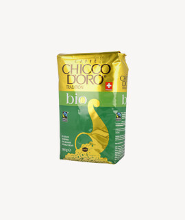 Chicco d'Oro kávé - Kávé 3-féle variánssal - Szemes - Chicco d'Oro Tradition Bio Fairtrade Max Havelaar - 500 g - 10 db - 1 karton