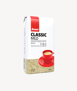 Bravos Classic Mild szemes kávé - 1 kg - 1 csomag