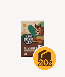Mantaro mogyoróvaj ízű forró csokoládé italpor - 20 x 25 g - 20 tasak/karton - 1 karton