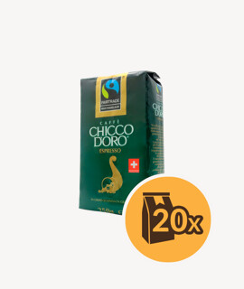 Chicco d'Oro Max Havelaar Fairtrade szemes kávé - 20 x 250 g - 20 csomag/karton - 1 karton