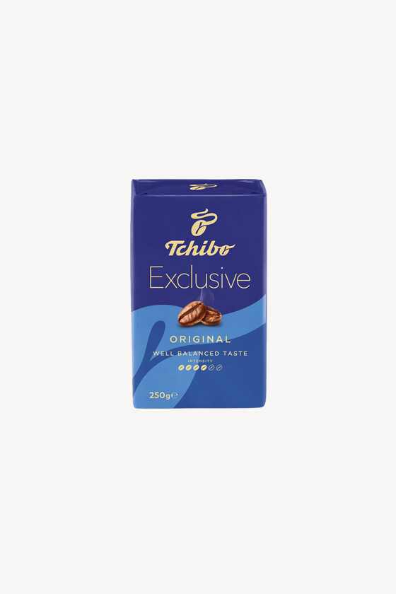 Tchibo kávé - Kávé 3-féle variánssal - Őrölt - Tchibo Exclusive - 250 g - 12 db - 1 karton