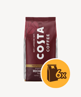 Costa Coffee Signature Blend Mocha Italia Dark Roast szemes kávé - 6 x 1 kg - 6 csomag/karton - 1 karton
