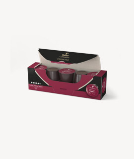 Tchibo kávé - Kávé 3-féle variánssal - Kapszulás - Tchibo Cafissimo kompatibilis - Tchibo Cafissimo Espresso Intense - 10 kapszula - 8 db - 1 karton