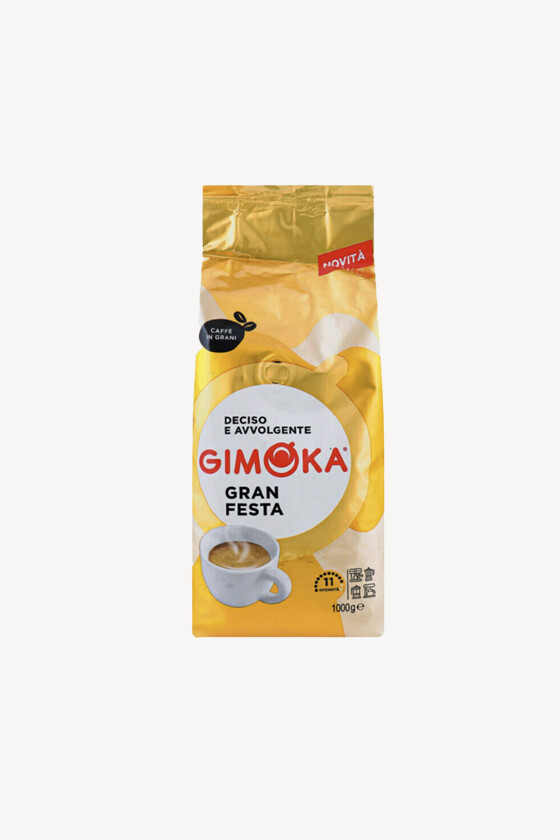 Gimoka kávé - Kávé 3-féle variánssal - Szemes - Gimoka Gran Festa - 1 kg - 1 db