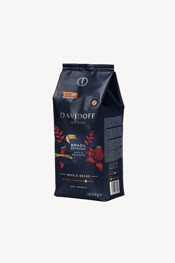 Davidoff kávé - Kávé 3-féle variánssal - Szemes - Davidoff Origins Brazil - 1 kg - 1 db