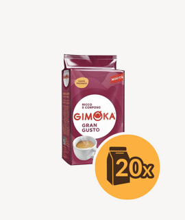 Gimoka Gran Gusto őrölt kávé - 20 x 250 g - 20 csomag/karton - 1 karton