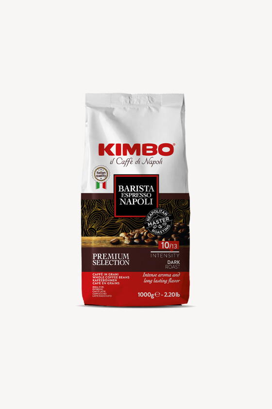 Kimbo szemes kávé - Kávé 3-féle variánssal - Szemes - Kimbo Espresso Napoli - 1 kg - 6 db - 1 karton