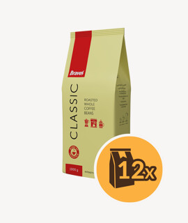Bravos Classic szemes kávé - 12 x 1 kg - 12 csomag/karton - 1 karton