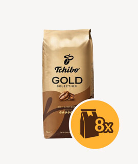 Tchibo Gold Selection szemes kávé - 8 x 1 kg - 8 csomag/karton - 1 karton