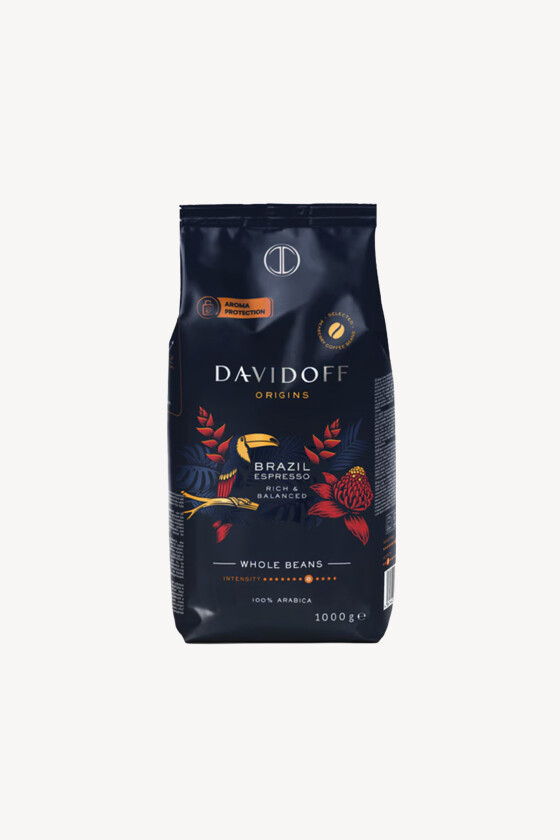 Davidoff kávé - Kávé 3-féle variánssal - Szemes - Davidoff Origins Brazil - 1 kg - 1 db