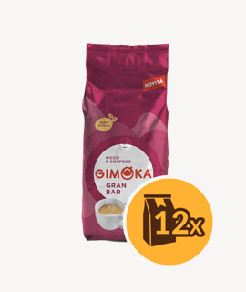 Gimoka Gran Bar szemes kávé - 12 x 1 kg - 12 csomag/karton - 1 karton