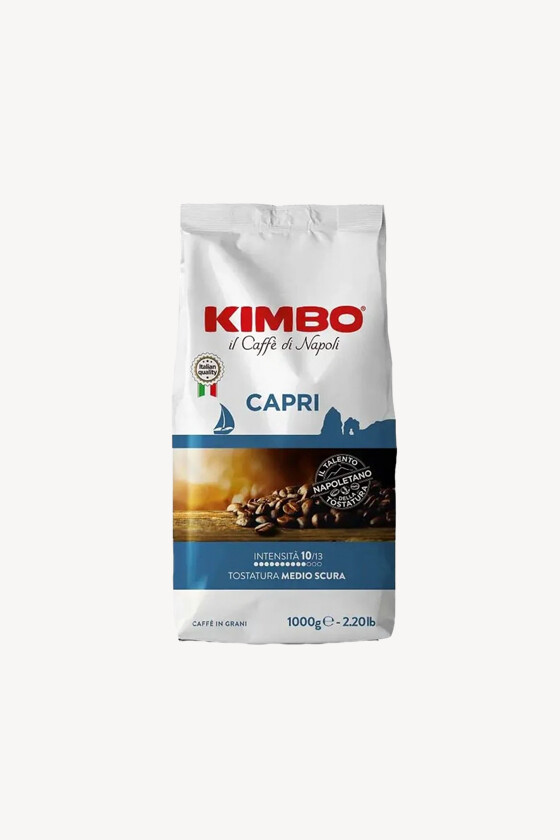 Kimbo kávé - Kávé 3-féle variánssal - Szemes - Kimbo Caffé Capri - 1 kg - 4 db - 1 karton