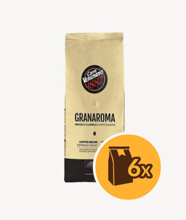 Caffé Vergnano Gran Aroma szemes kávé - 6 x 1 kg - 6 csomag/karton - 1 karton