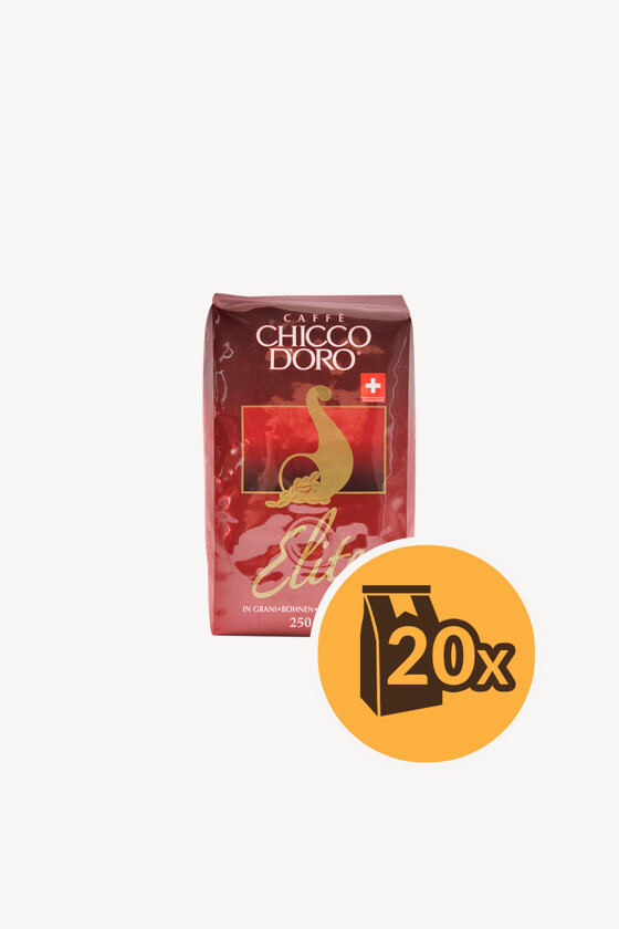 Chicco d'Oro kávé - Kávé 3-féle variánssal - Szemes - Chicco d'Oro Elite - 250 g - 20 db - 1 karton