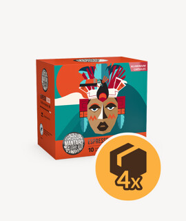 Mantaro Espresso Rosso kapszulás kávé - 4 x 45 kapszula - 4 doboz/karton - 1 karton