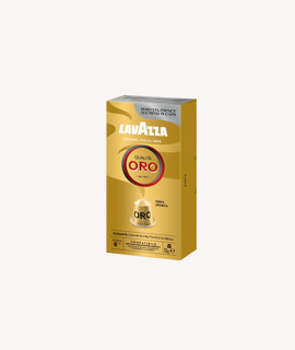 Lavazza kávé - Kávé 3-féle variánssal - Kapszulás - Nespresso kompatibilis - Lavazza Espresso Maestro Qualitá Oro Aluminium - 10 kapszula - 1 db