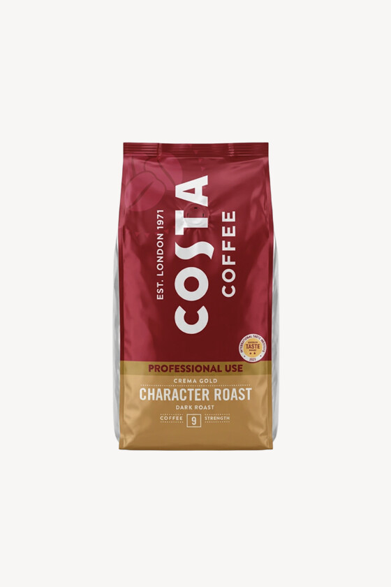 Costa Coffee kávé - Kávé 3-féle variánssal - Szemes - Costa Coffee Character Roast Crema Gold - 1 kg - 6 db - 1 karton