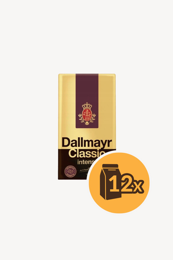 Dallmayr kávé - Kávé 3-féle variánssal - Őrölt - Dallmayr Classic Intense - 500 g - 12 db - 1 karton