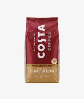 Costa Coffee kávé - Kávé 3-féle variánssal - Szemes - Costa Coffee Character Roast Crema Gold - 1 kg - 6 db - 1 karton