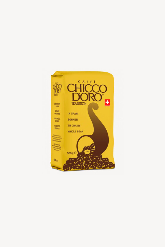 Chicco d'Oro kávé - Kávé 3-féle variánssal - Szemes - Chicco d'Oro Tradition - 500 g - 10 db - 1 karton