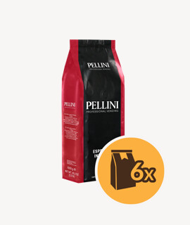 Pellini Break Rosso Espresso Intenso szemes kávé - 6 x 1 kg - 6 csomag/karton - 1 karton