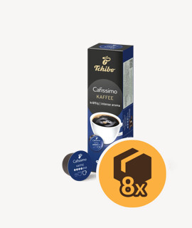 Tchibo Cafissimo Caffé Intense kapszulás kávé - 8 x 10 kapszula - 8 doboz/karton - 1 karton
