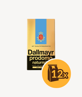 Dallmayr Prodomo Naturmild őrölt kávé - 12 x 500 g - 12 csomag/karton - 1 karton