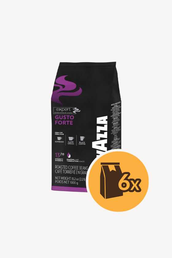 Lavazza kávé - Kávé 3-féle variánssal - Szemes - Lavazza Expert Gusto Forte - 1 kg - 6 db - 1 karton