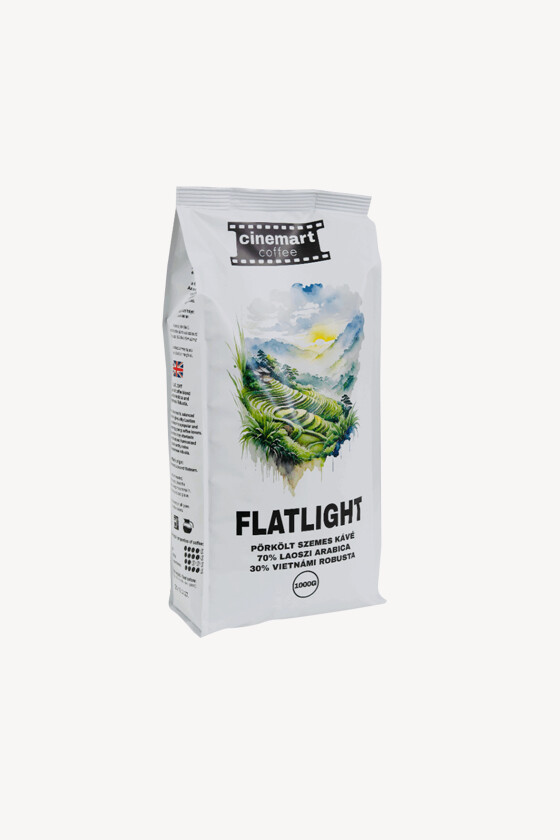 Cinemart Coffee kávé - Kávé 3-féle variánssal - Szemes - Cinemart Coffee Flatlight - 1 kg - 10 db - 1 karton