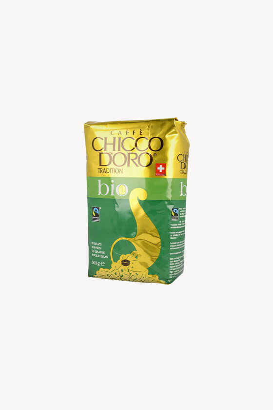 Chicco d'Oro kávé - Kávé 3-féle variánssal - Szemes - Chicco d'Oro Tradition Bio Fairtrade Max Havelaar - 500 g - 1 db