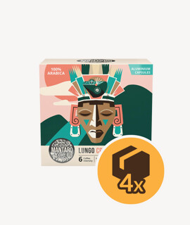 Mantaro Lungo Crema kapszulás kávé - 4 x 45 kapszula - 4 doboz/karton - 1 karton
