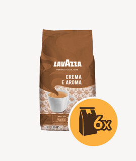 Lavazza Crema e Aroma szemes kávé - 6 x 1 kg - 6 csomag/karton - 1 karton