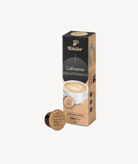 Tchibo kávé - Kávé 3-féle variánssal - Kapszulás - Tchibo Cafissimo kompatibilis - Tchibo Cafissimo Decaffeinato - 10 kapszula - 1 db