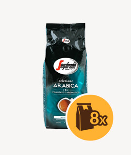 Segafredo Selezione Arabica szemes kávé - 8 x 1 kg - 8 csomag/karton - 1 karton
