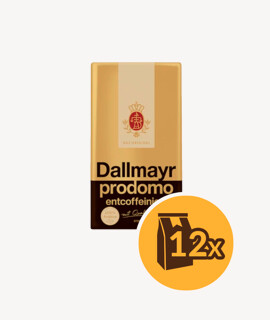 Dallmayr Prodomo koffeinmentes őrölt kávé - 12 x 500 g - 12 csomag/karton - 1 karton