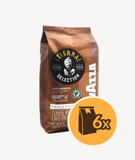 Lavazza Tierra Selection szemes kávé - 6 x 1 kg - 6 csomag/karton - 1 karton