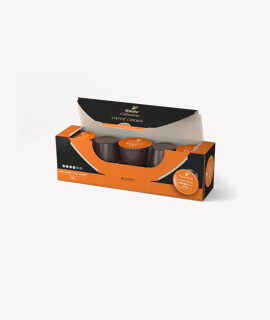 Tchibo kávé - Kávé 3-féle variánssal - Kapszulás - Tchibo Cafissimo kompatibilis - Tchibo Cafissimo Caffé Crema Rich aroma - 10 kapszula - 8 db - 1 karton