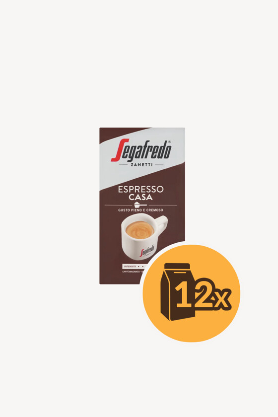 Segafredo kávé - Kávé 3-féle variánssal - Őrölt - Segafredo Espresso Casa - 250 g - 12 db - 1 karton