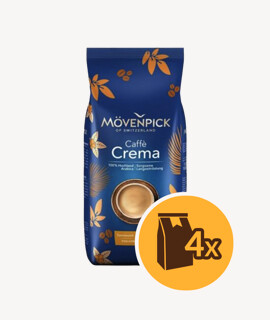 Mövenpick Caffé Crema szemes kávé - 4 x 1 kg - 4 csomag/karton - 1 karton