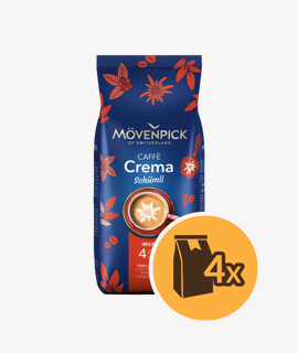 Mövenpick Schümli szemes kávé - 4 x 1 kg - 4 csomag/karton - 1 karton