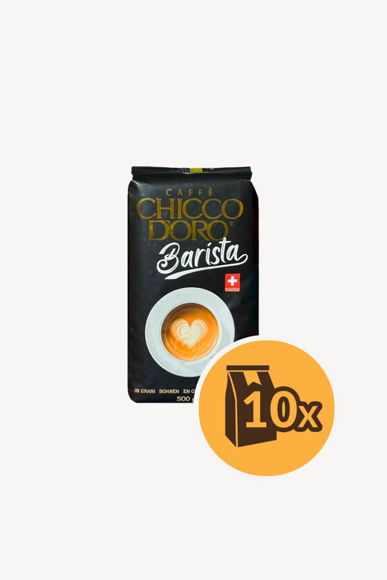 Chicco d'Oro kávé - Kávé 3-féle variánssal - Szemes - Chicco d'Oro Barista - 500 g - 10 db - 1 karton