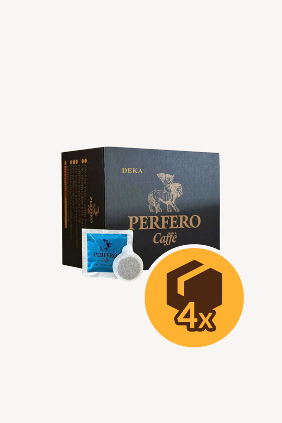 Perfero kávé - Kávé 3-féle variánssal - E.S.E. Pod kávépárna - Perfero Deka - 150 kávépárna - 4 db - 1 karton