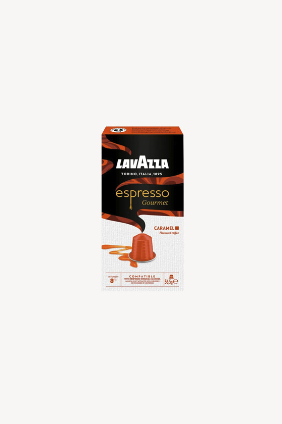 Lavazza kávé - Kávé 3-féle variánssal - Kapszulás - Nespresso kompatibilis - Lavazza Espresso Gourmet Caramel Aluminium - 10 kapszula - 10 db - 1 karton
