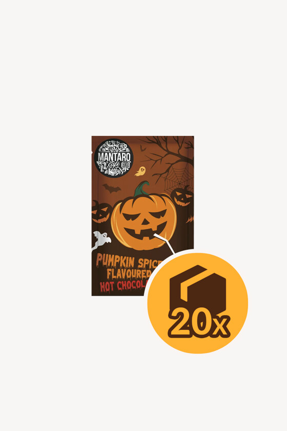 Mantaro italpor - Italpor - Italpor - Mantaro fűszeres sütőtök ízű forró csokoládé italpor - 25 g - 20 db - 1 karton
