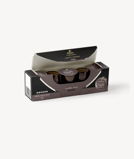 Tchibo kávé - Kávé 3-féle variánssal - Kapszulás - Tchibo Cafissimo kompatibilis - Tchibo Cafissimo Caffé Crema Intense - 10 kapszula - 8 db - 1 karton